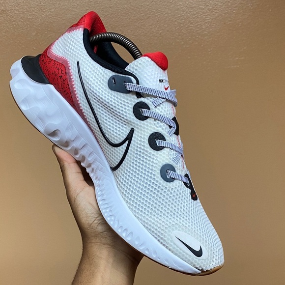 Nike Renew Run “White University Red Black Gum” Size 10.5 - Picture 11 of 16